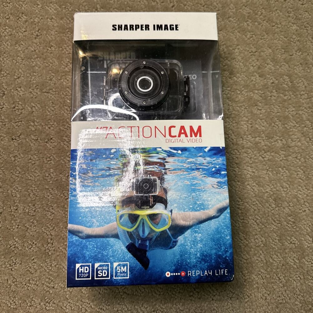 New Sharper Image HD Action Cam Digital Video 720P 5M Pixels ($120 Retail!)